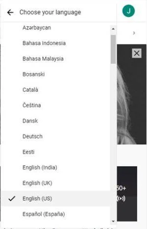Come cambiare la lingua su YouTube