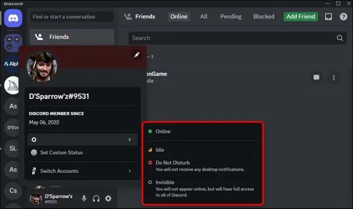 چگونه فعالیت بازی را در Discord پنهان کنیم