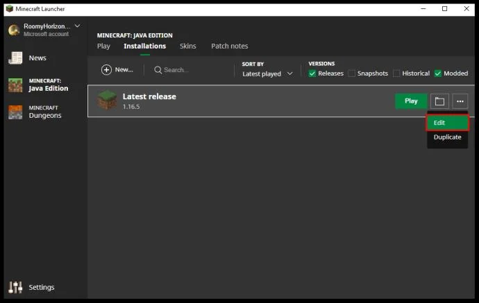 Cara Mengalokasikan Lebih Banyak RAM ke Minecraft Di Windows 10