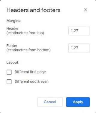 نحوه اضافه کردن شماره صفحات به Google Docs