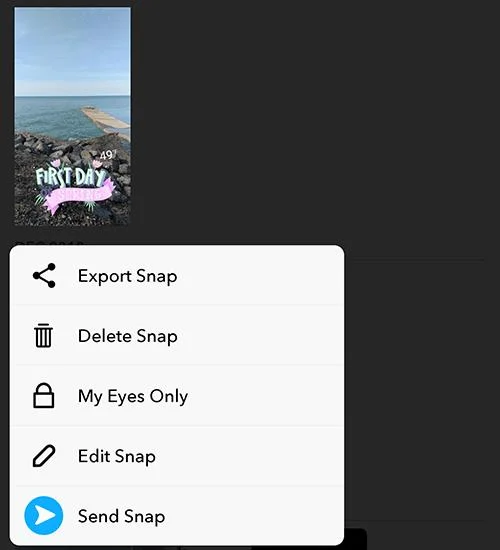 Jak wyczyścić wspomnienia Snapchata