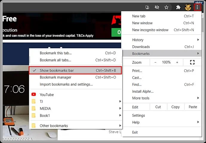 Chrome ですべてのタブを保存する方法