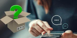 Wat is het vraagteken in een vak in IMessage?
