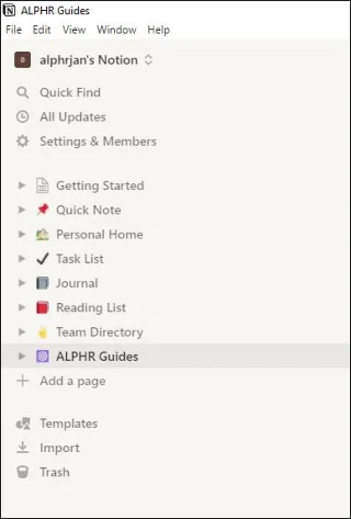 نحوه ایجاد یک پوشه در Notion
