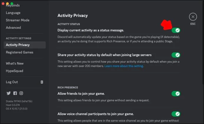 چگونه فعالیت بازی را در Discord پنهان کنیم