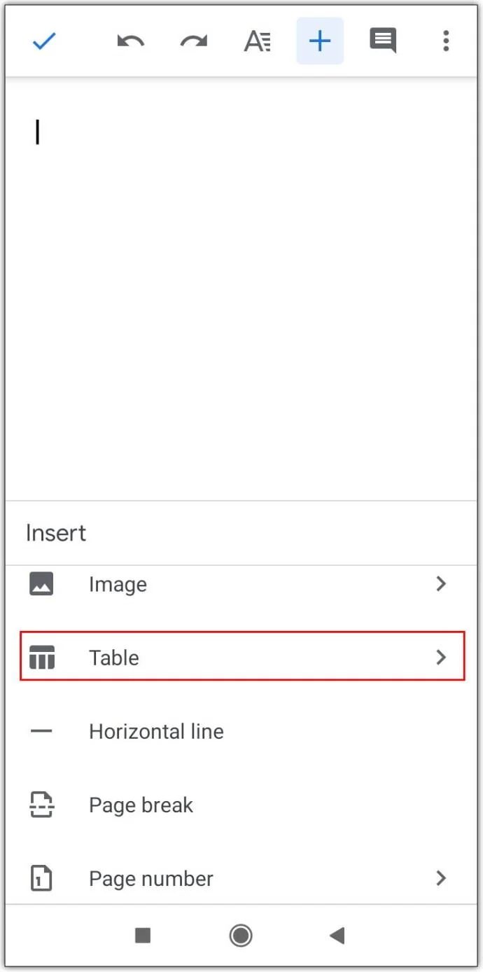 Come creare due colonne in Google Docs