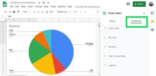 Google 시트에서 차트를 추가하고 범례를 편집하는 방법