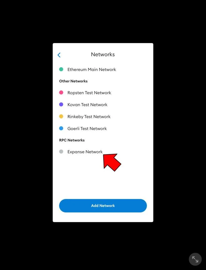 چگونه یک شبکه را از MetaMask حذف کنیم