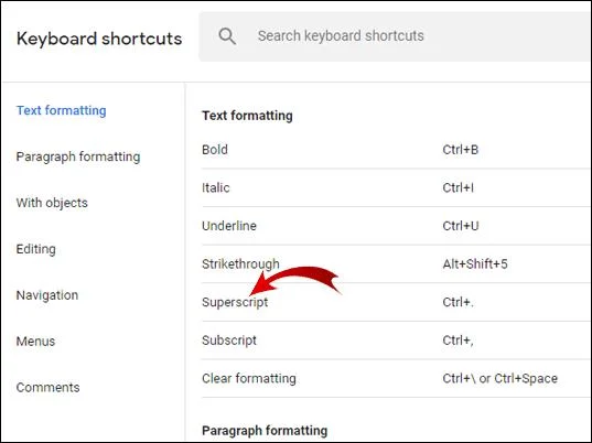 So fügen Sie in Google Docs hoch- oder tiefgestellte Zeichen hinzu