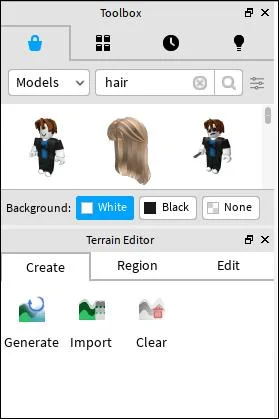 نحوه درست کردن مو در Roblox