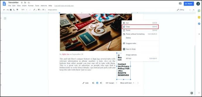 Jak zrobić ulotkę w Dokumentach Google