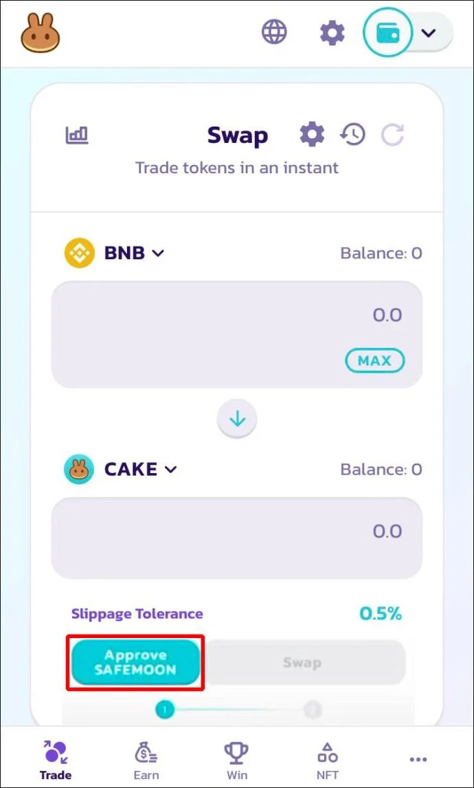 نحوه فروش توکن در PancakeSwap