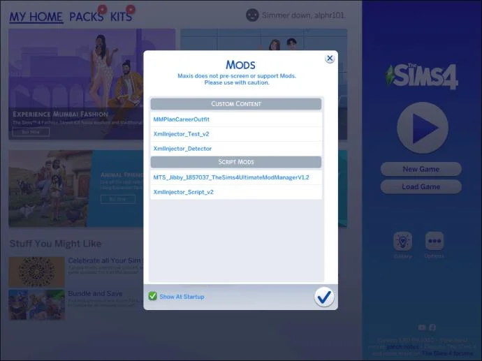 نحوه رفع عدم نمایش مودهای Sims 4