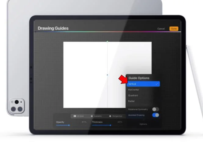 Cara Mencerminkan Objek Dalam Lukisan Dalam Procreate