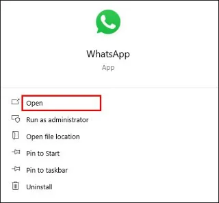 Como fazer uma chamada de vídeo do WhatsApp no ​​Windows 10