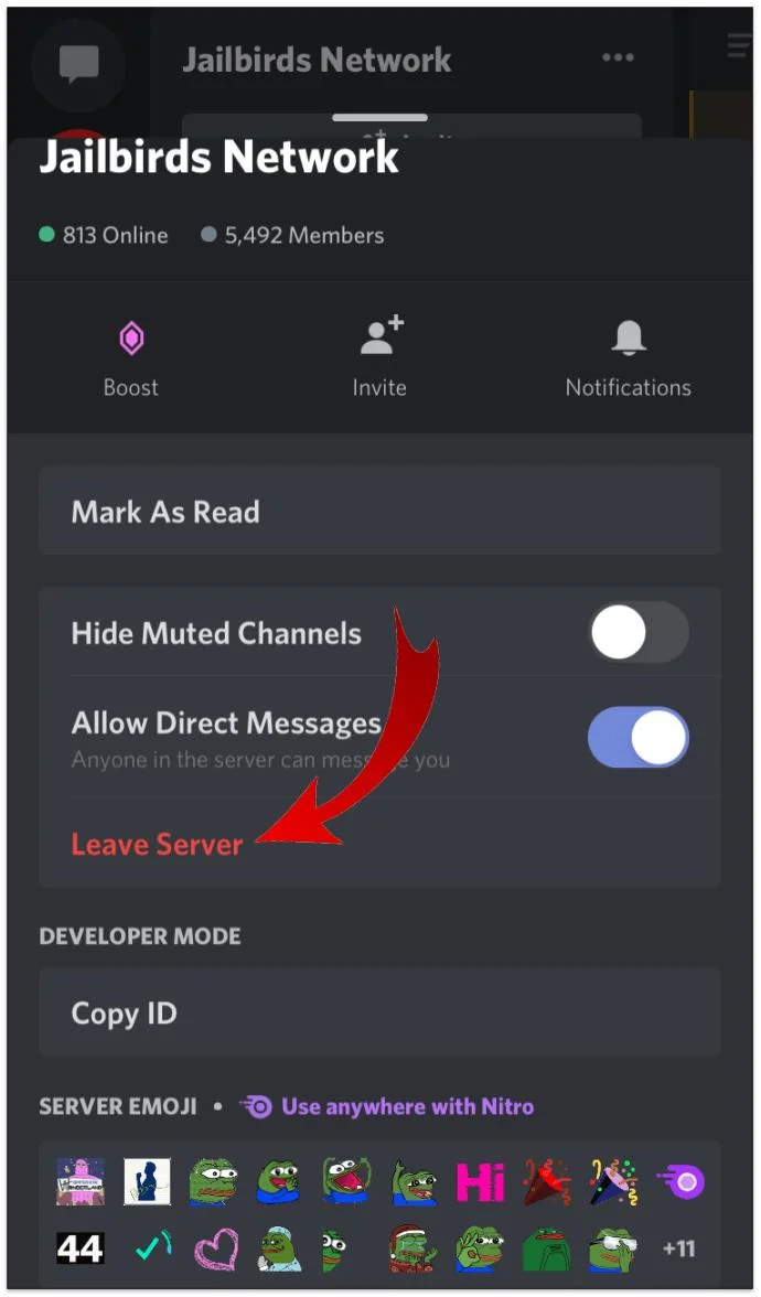 چگونه یک سرور Discord را ترک کنیم