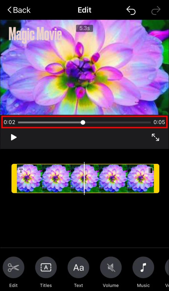 نحوه تغییر مدت زمان همه عکس ها در یک ویدیوی نمایش اسلاید در IMovie