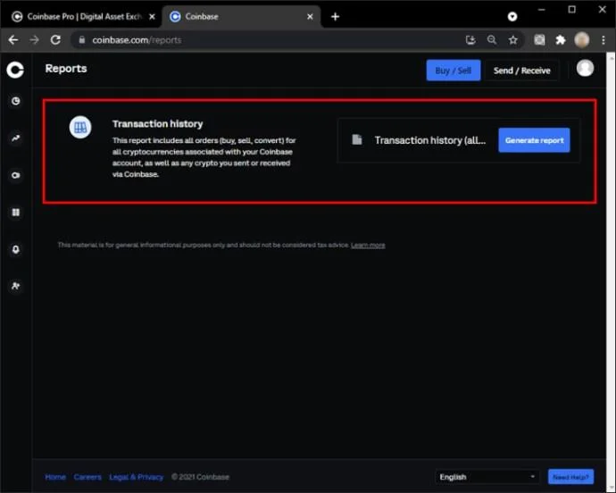Coinbase에서 거래 내역을 보는 방법