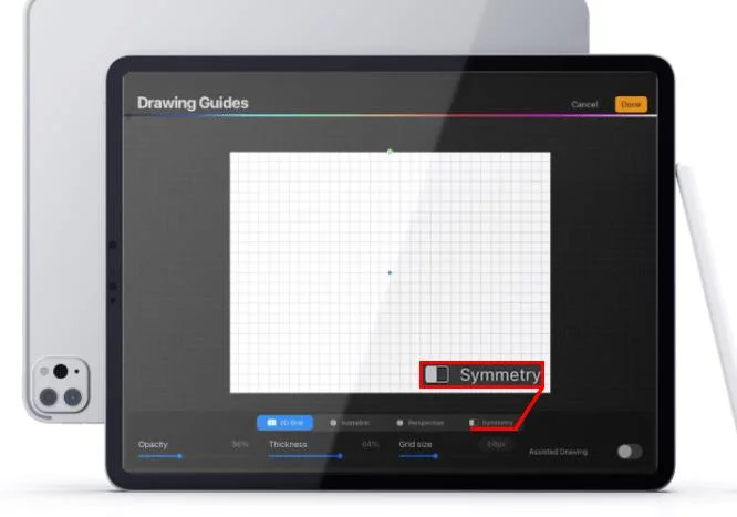 Cara Mencerminkan Objek Dalam Lukisan Dalam Procreate