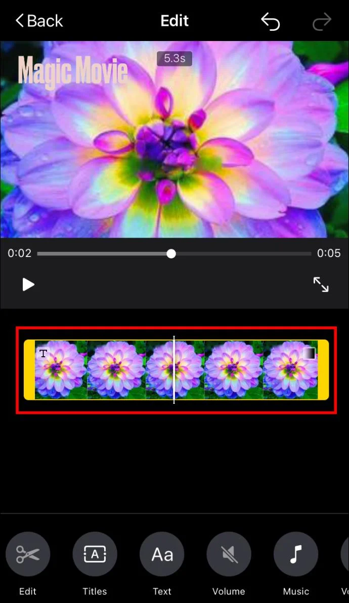 نحوه تغییر مدت زمان همه عکس ها در یک ویدیوی نمایش اسلاید در IMovie