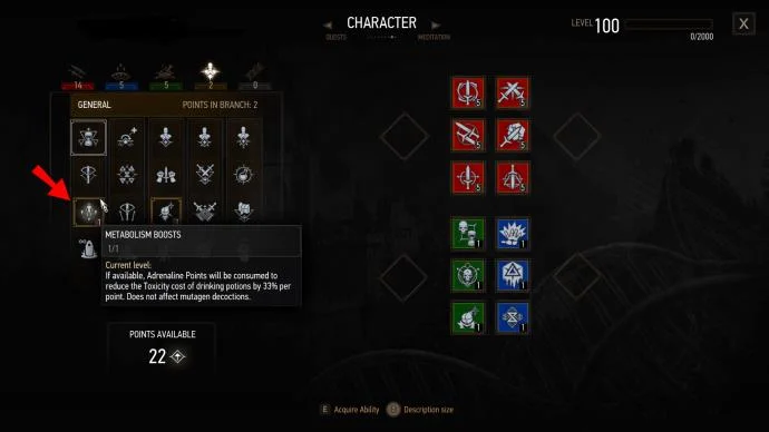 نحوه استفاده از آدرنالین در The Witcher 3: