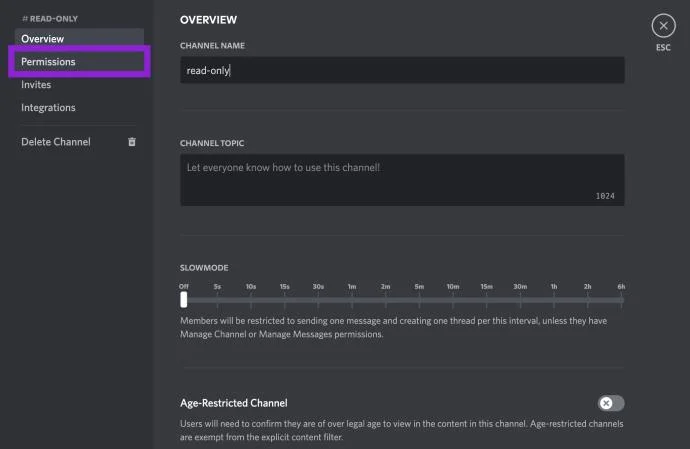 چگونه یک کانال فقط خواندنی در Discord ایجاد کنیم