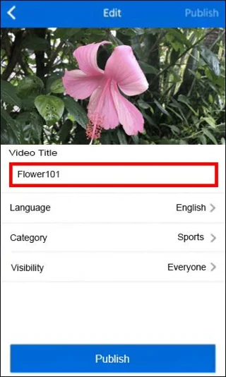 iPhone 제목 입력