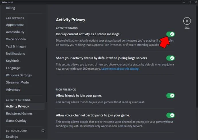 چگونه فعالیت بازی را در Discord پنهان کنیم