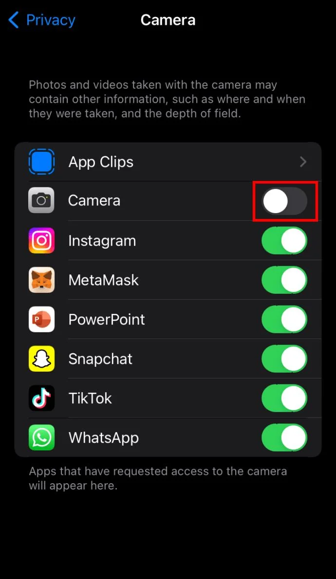 Cara Menonaktifkan Kamera Di IPhone