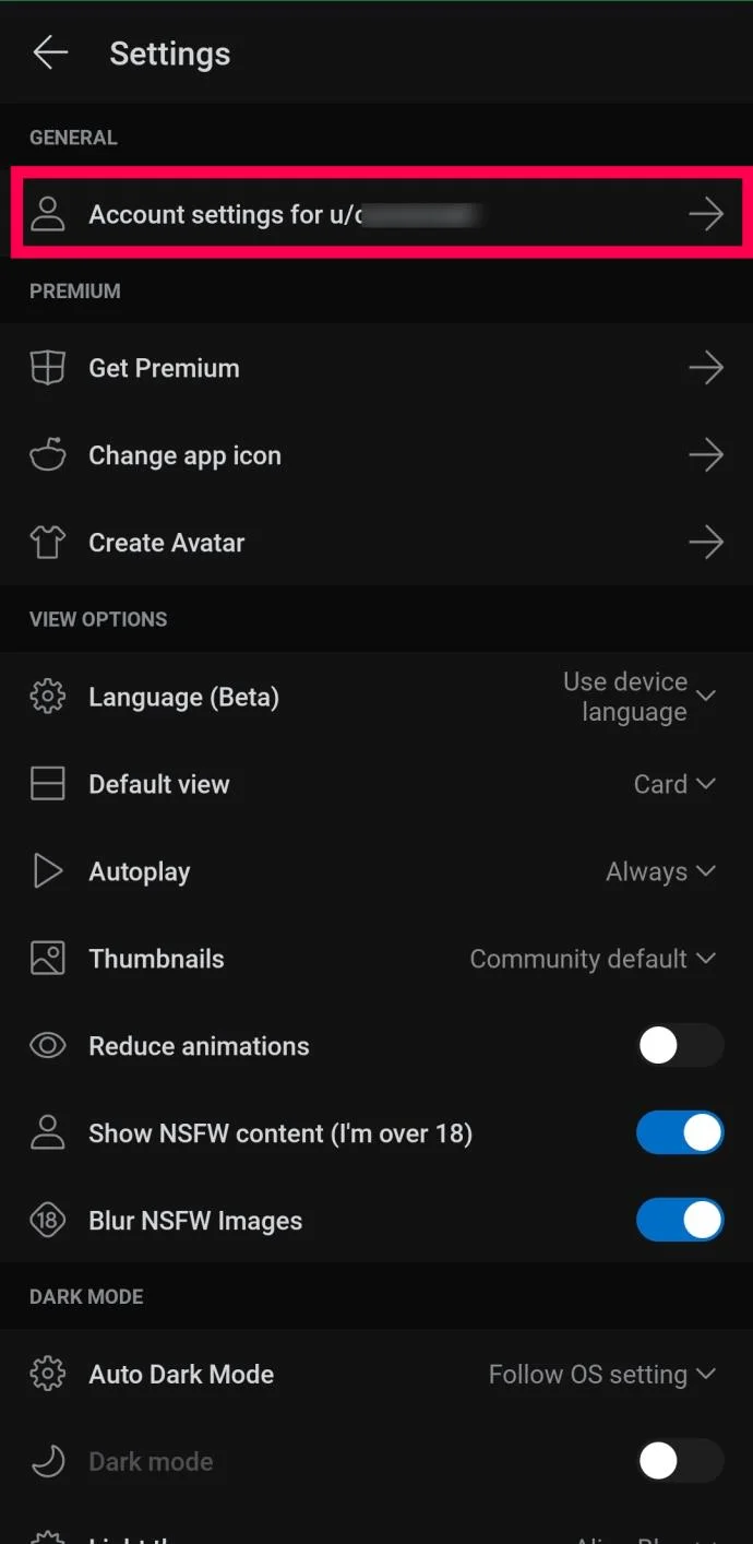 نحوه تغییر نام کاربری در Reddit