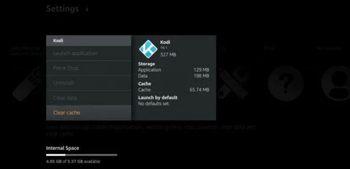 Como limpar o cache em um Amazon Fire Stick