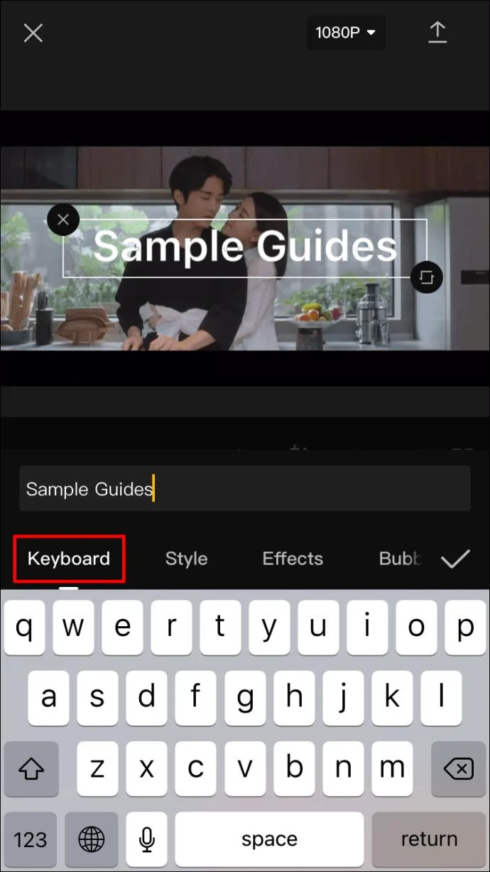 نحوه اضافه کردن متن در CapCut