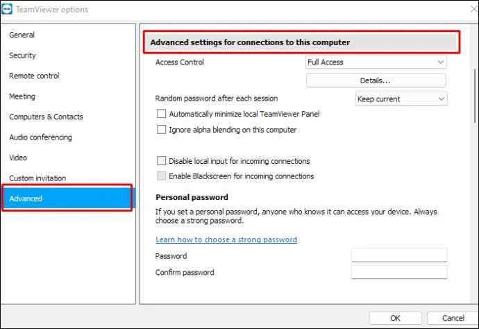 نحوه تغییر رمز عبور در TeamViewer نحوه تغییر رمز عبور در TeamViewer
