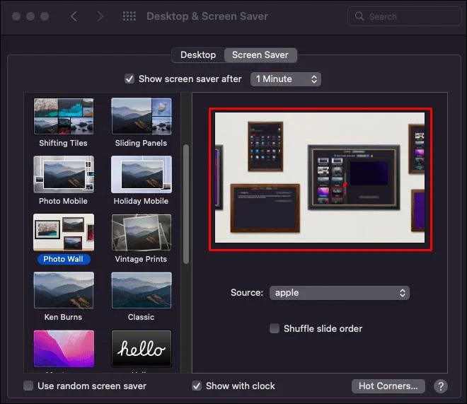 Come impostare uno screensaver su un Mac