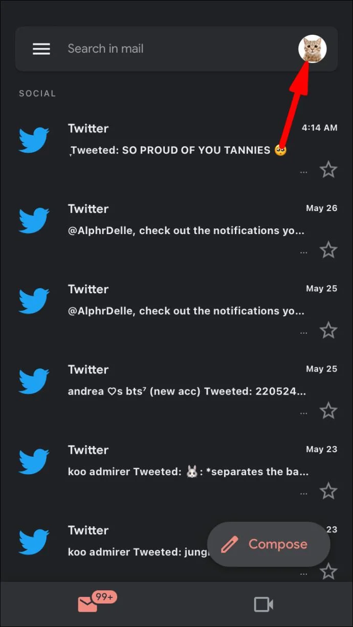 Cómo cerrar sesión en la aplicación Gmail