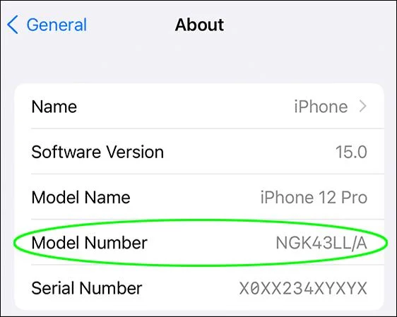 Cara Menemukan Nomor Model IPhone