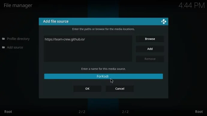 Kodi: Cómo instalar el complemento The Crew