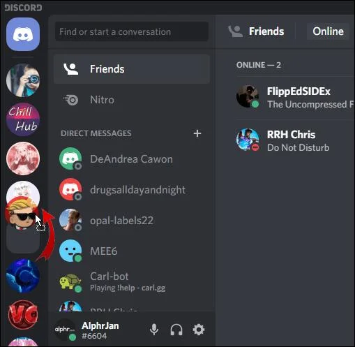 نحوه حذف یک پوشه در Discord