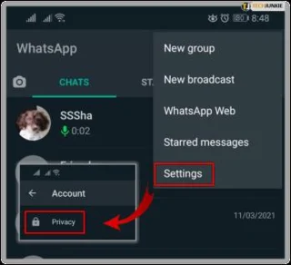 نحوه بررسی آنلاین بودن شخصی در واتس اپ
