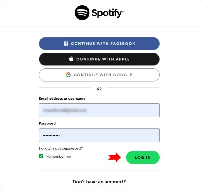 نحوه تغییر رمز عبور به حساب Spotify