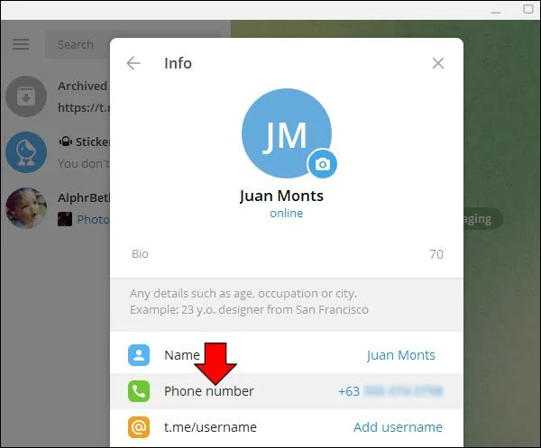 टेलीग्राम में अपना नंबर कैसे बदलें