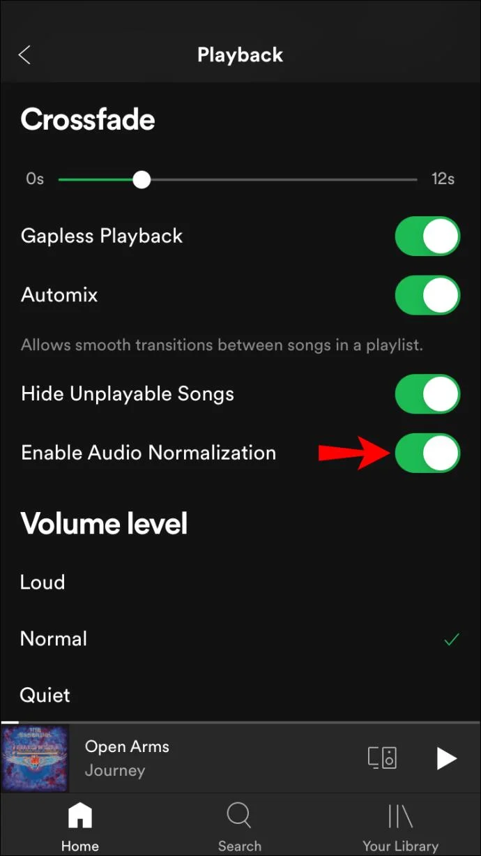 نحوه عادی سازی صدا در Spotify