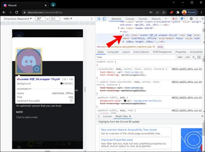 نحوه دانلود عکس پروفایل Discord