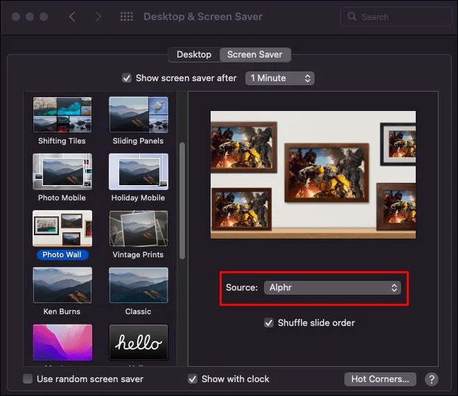 Come impostare uno screensaver su un Mac