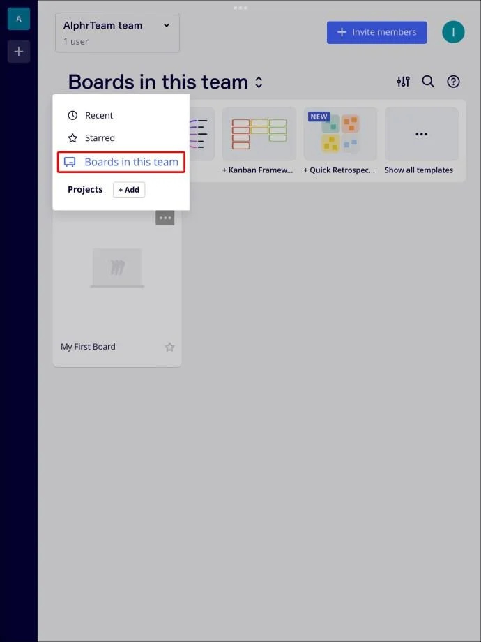 چگونه یک برد را در Miro حذف کنیم چگونه یک برد را در Miro حذف کنیم