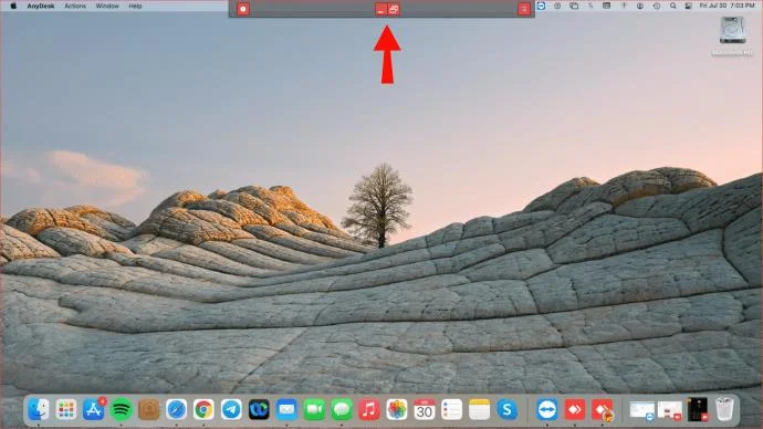نحوه خروج از تمام صفحه در AnyDesk