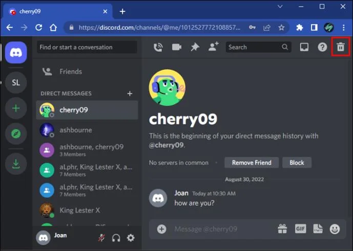 Como excluir DMs do Discord de um PC ou dispositivo móvel