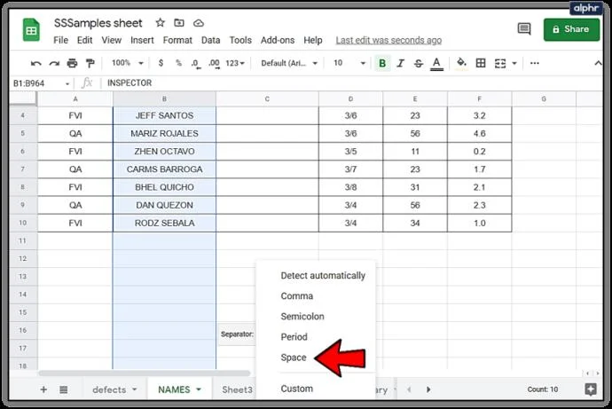 نحوه افزودن و حذف سطرها و ستون ها در Google Sheets