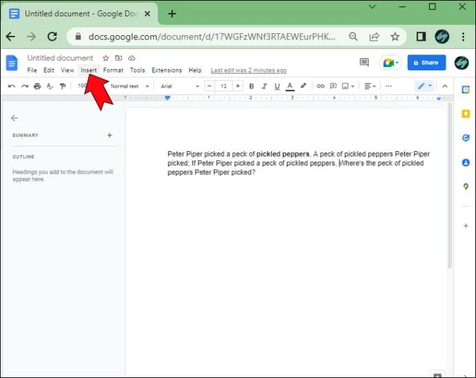 Jak dodać przypisy do dokumentu Google