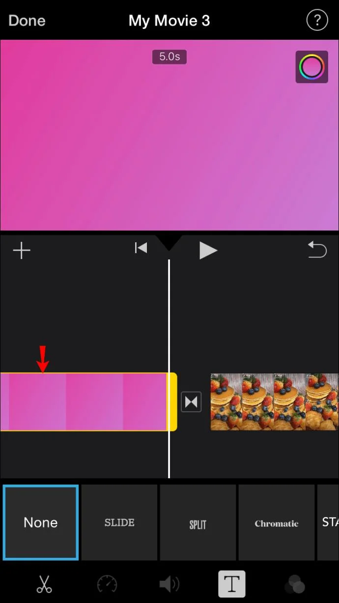 نحوه اضافه کردن متن به ویدیو در Imovie